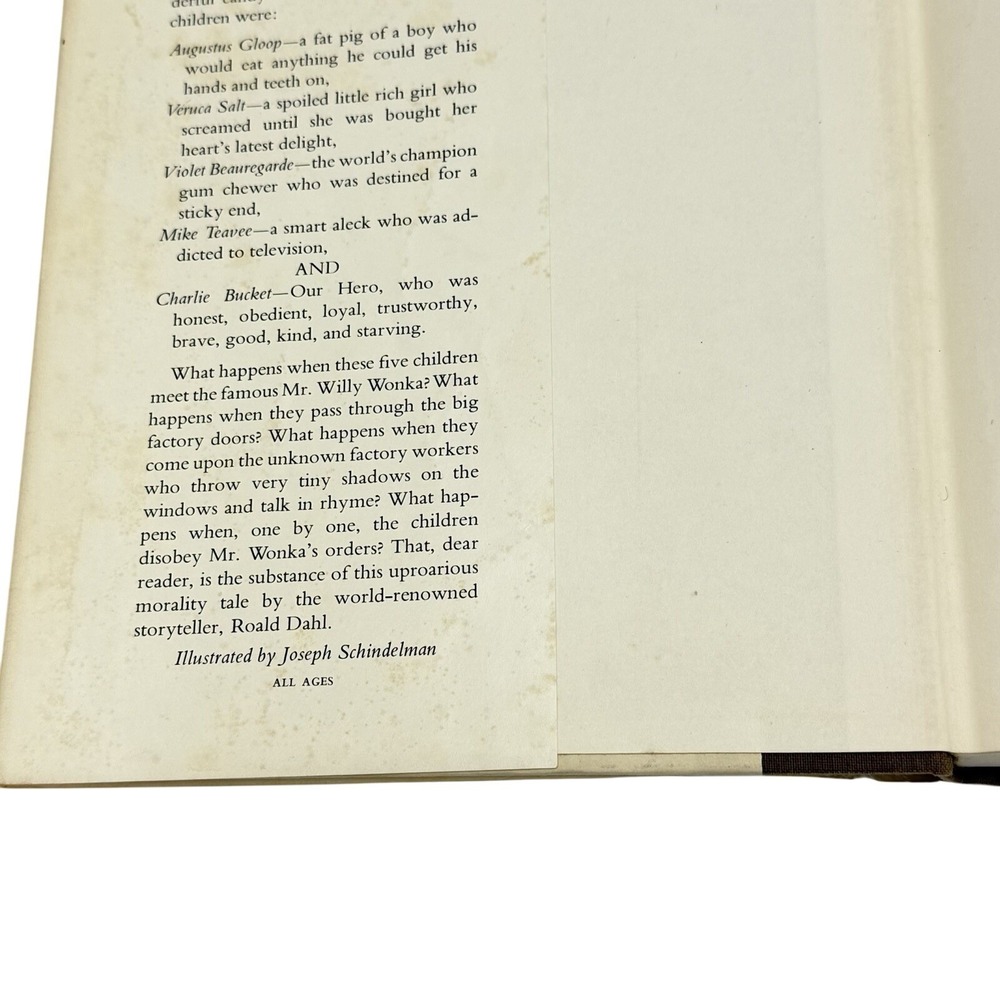 Charlie and The Chocolate Factory-Revised Edition 1973 Roald Dahl-VG-Willy Wonka - Picture 5 of 16